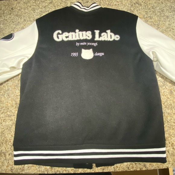 Double Happy Genius Lab Varsity Jacket (Suga of BTS) - Picture 2 of 5